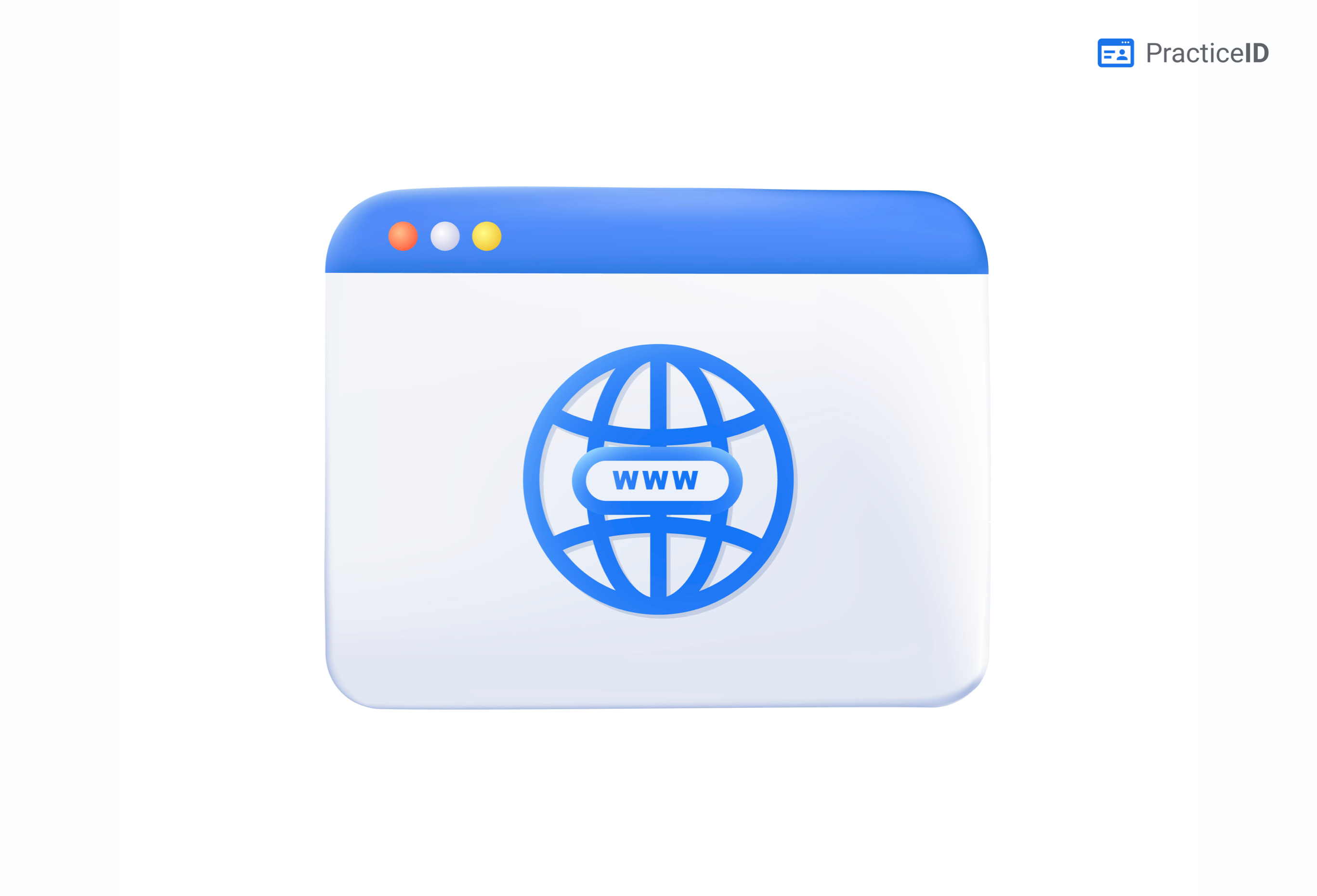 Website Domain Name 3D Icon